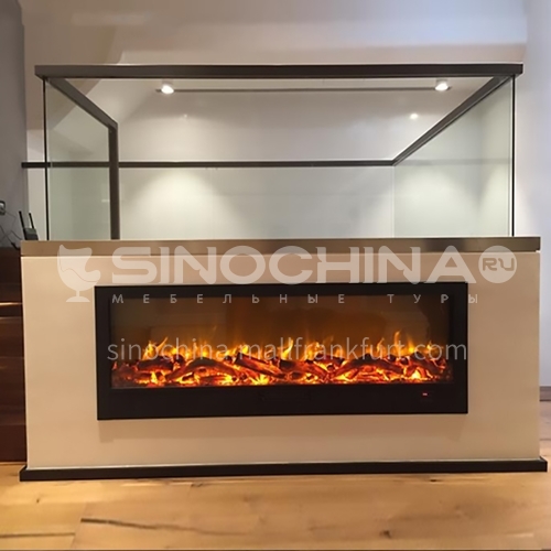 Moroni electric fireplace with heating thickened cold-rolled steel plate material closed on three sides DQ000443 YN-1500